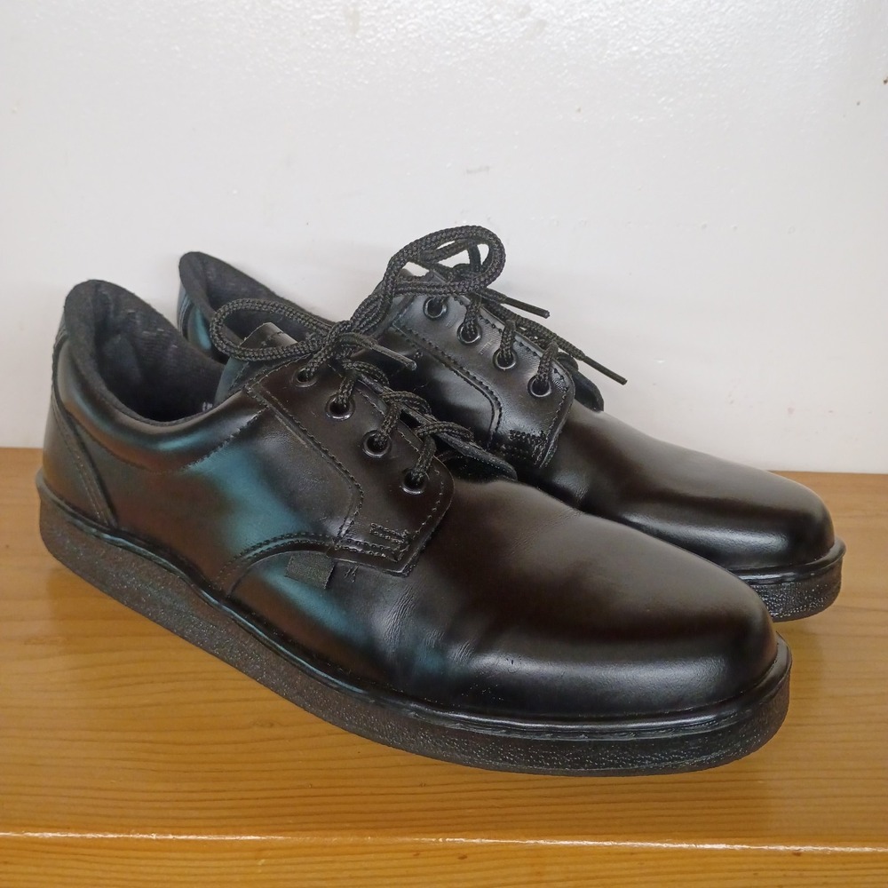 THOROGOOD Black Derby Shoes USPS Issue 834-6145 Men's Size 10.5 M